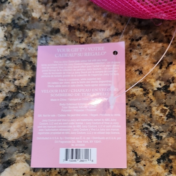 Juicy Couture Fuchsia Cap with Logo - Picture 7 of 7
